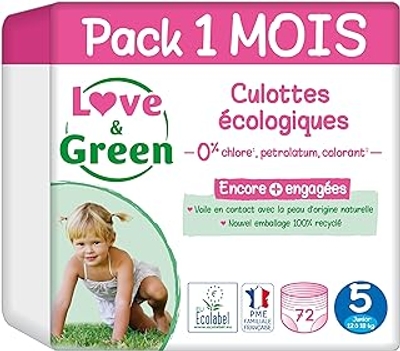 Love & Green  luierbroekjes maat 6 - 64 stuks