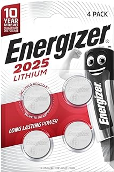 Energizer - CR2025 knoopcel batterij - 4 stuks