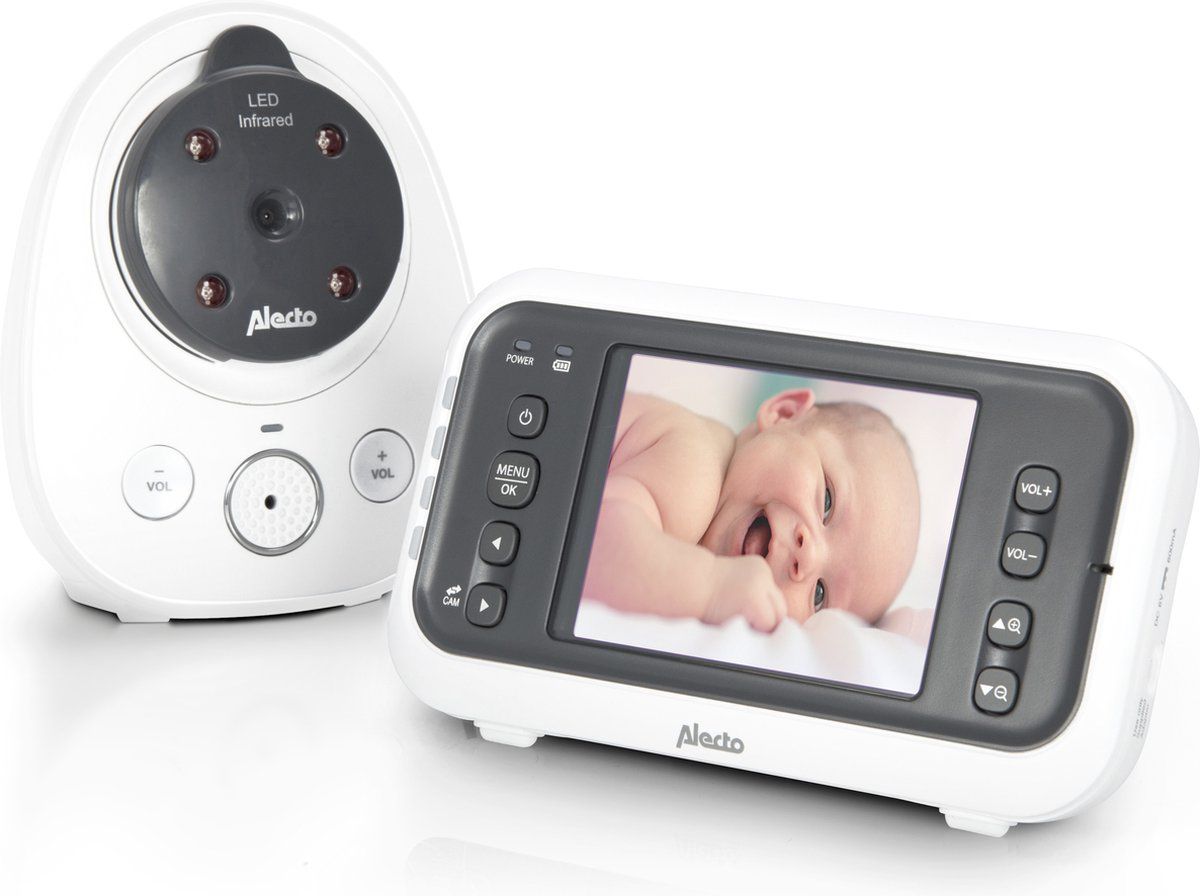 alecto-dvm-77-babyfoon-met-camera-temperatuurweergave-wit