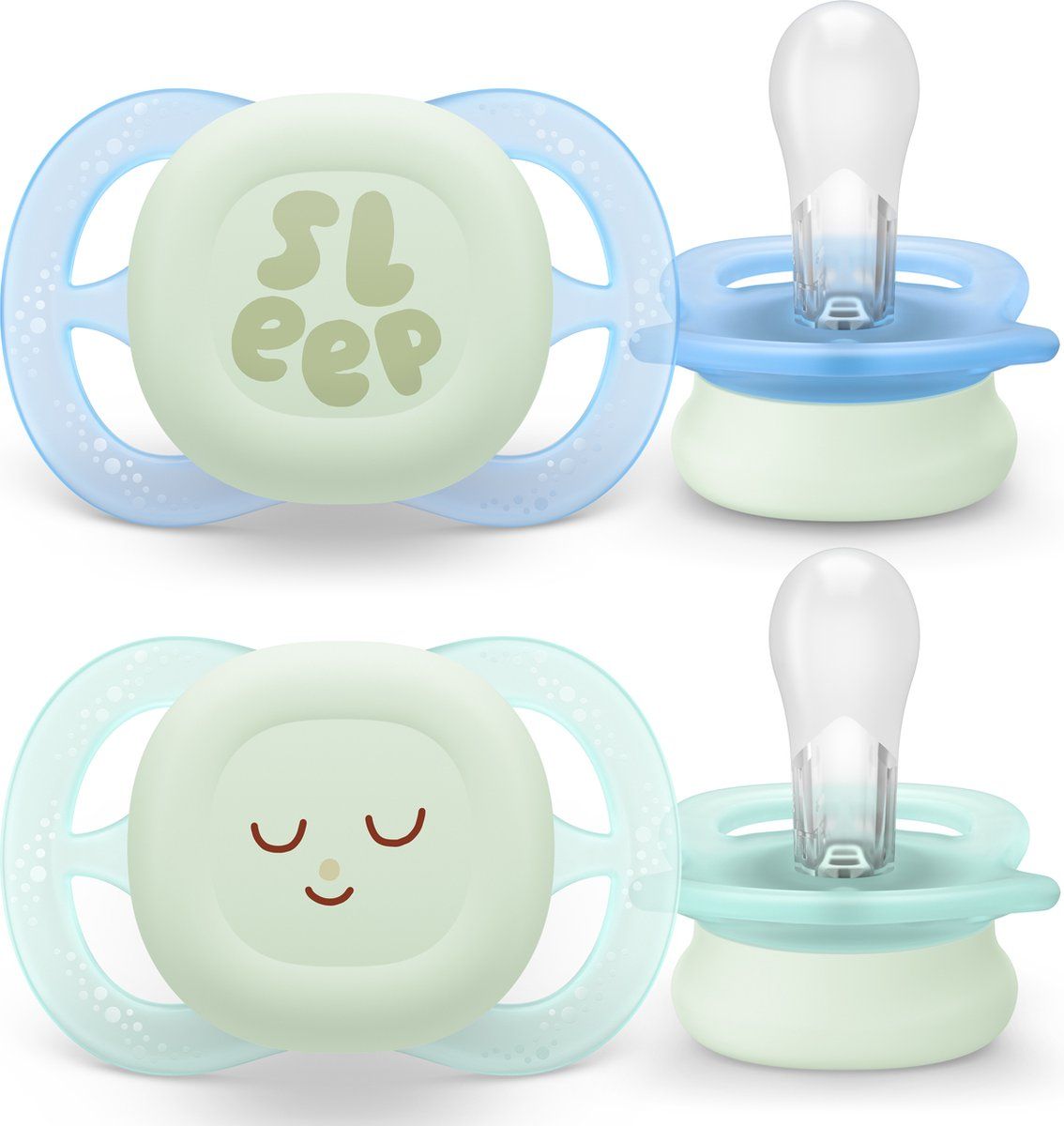 Philips Avent Fopspeen - Ultra Air Nighttime - 0-2 Mnd