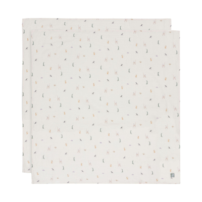 Jollein hydrofiele doek 115x115cm - Jungle Jambo - set van 2