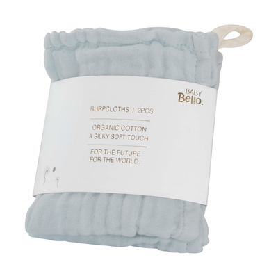 Baby Bello Hydrofiel Monddoek - 2 Stuks - Cashmere Blue