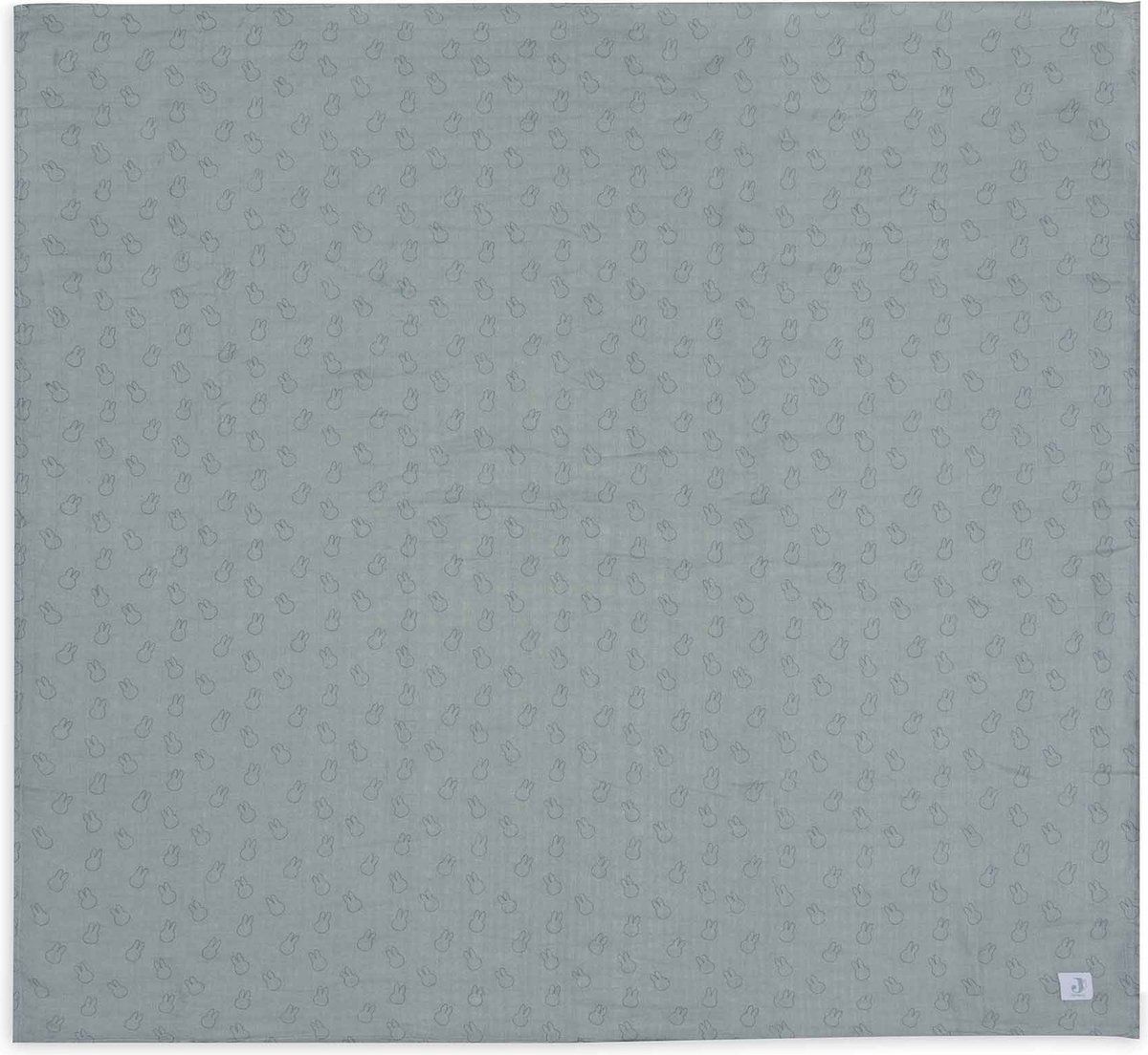 Jollein hydrofiele doek large Miffy Silhouettes - set van 2 Sea Green