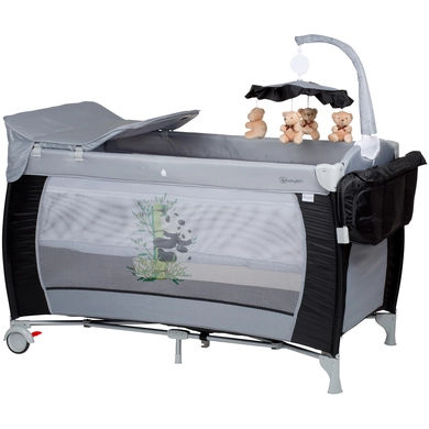 babyGO Campingbedje Sleeper deluxe black