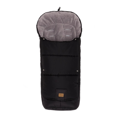 Winter voetenzak buggy en kinderwagen met antislip - zwart - fillikid