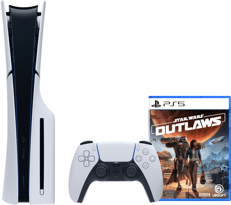 PlayStation 5 Slim Disc Edition + Star Wars Outlaws