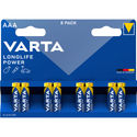 20x Varta Longlife Max Power Alkaline Batterijen AAA 8 stuks