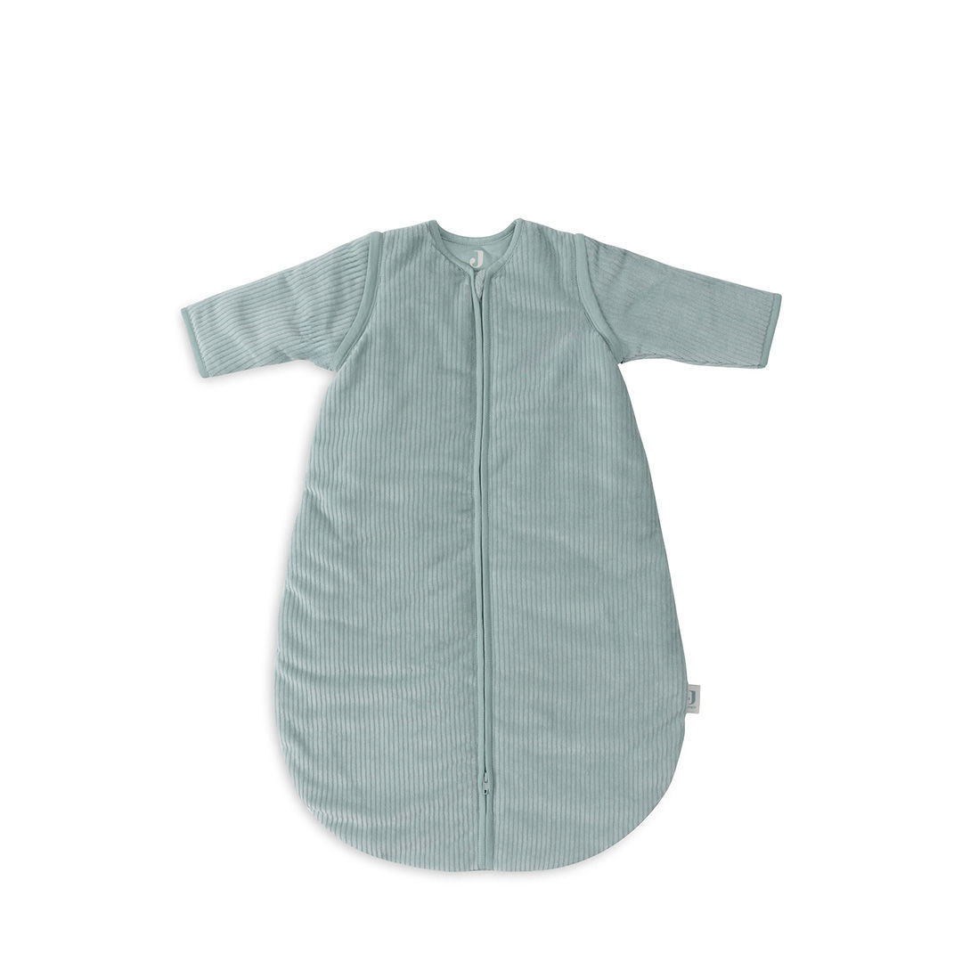 Jollein slaapzak met afritsbare mouw Rib - Sea Green