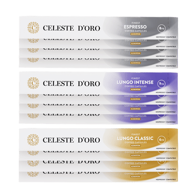 Celeste d'Oro - combipakket - 120 koffiecups