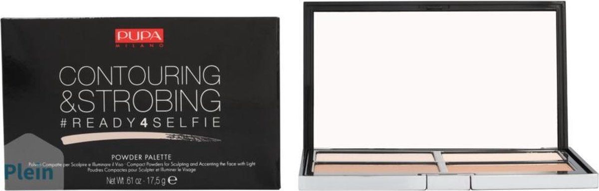 PUPA Milano Contouring & Strobing Palette 001 Light Skin 17,5 ml