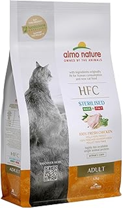 Almo Nature HFC Adult Sterilised met kip, 1200 gram - kattenbrokken honden