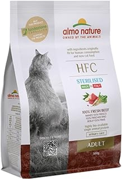 Almo Nature HFC Adult Sterilised met rundvlees 1200 gram - kattenbrokken