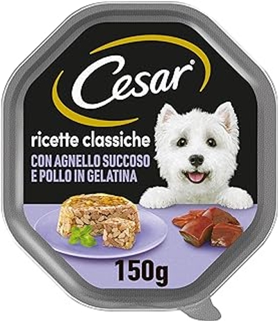 Cesar Classic lam & kip 14 x 150 gram - natvoer honden