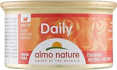 Almo Nature Daily natvoer voor volwassenen katten 159 - blik 85 g. - natvoer katten