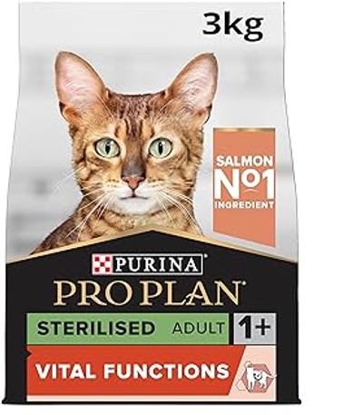 Nestlé PET-247489 Pro Plan gesteriliseerde zalm 3kg - kattenbrokken