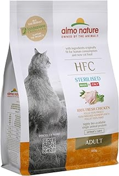 Almo Nature HFC Adult Sterilised met kip, 300 gram - natvoer katten
