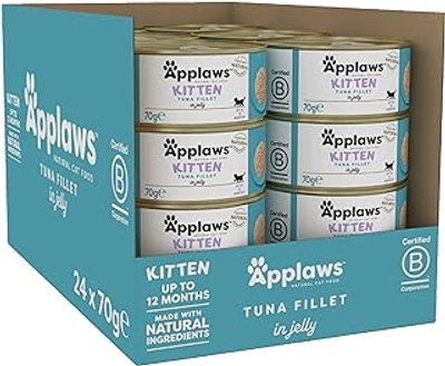 Applaws Natural, Tuna in Jelly 24 x 70 gram - natvoer katten