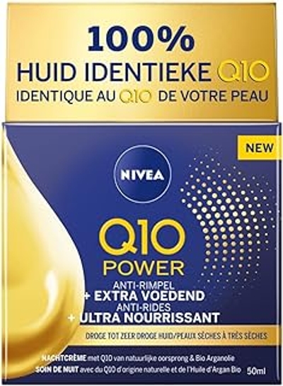 Nivea Q10 Power Nachtcrème, extra voedend - 50 ml