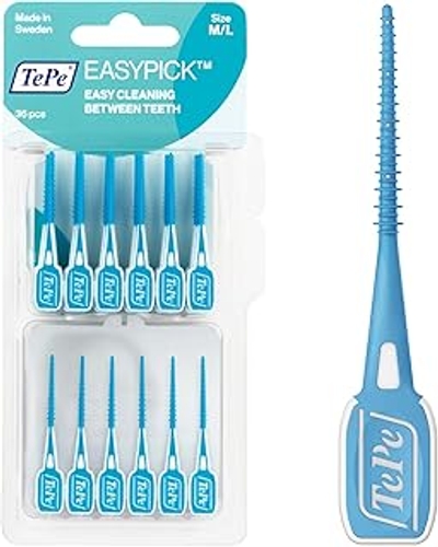 TePe EasyPick tandenstokers Blauw Maat M/L - 36 stuks