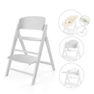 Cybex Click & Fold Kinderstoel 4-in-1 - All White / White