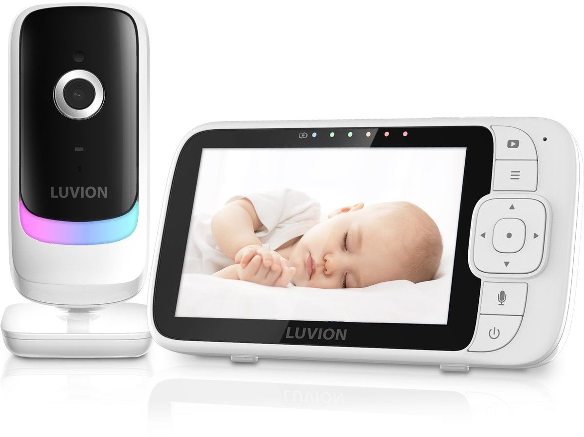 LUVION® Essential Connect - Babyfoon met Camera én App - Uitbreidbaar tot 4 Baby Camera's - Premium HD Wifi Baby Monitor