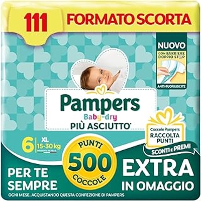 Pampers Baby Dry  luiers maat 6 - 111 stuks