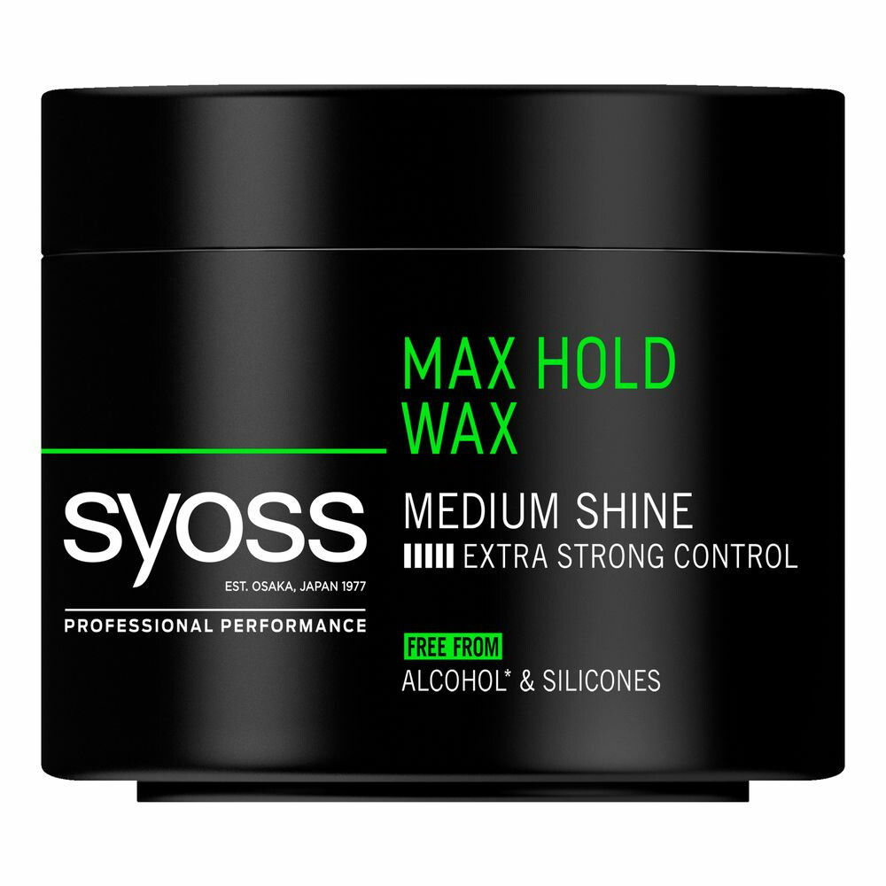 6x Syoss Max Hold Cream Wax 150 ml