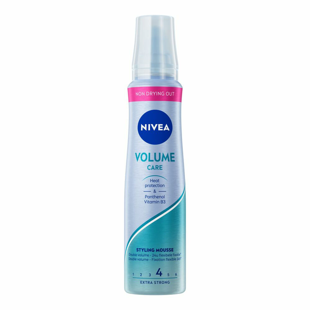 3x Nivea Haarmousse Volume Care 150 ml