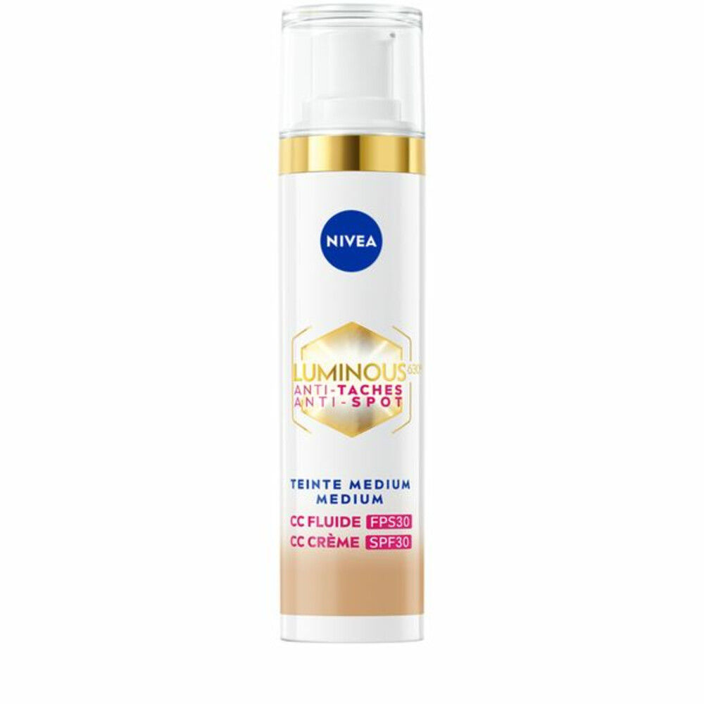 3x Nivea Luminous630 CC Cream SPF 30 Medium 40 ml