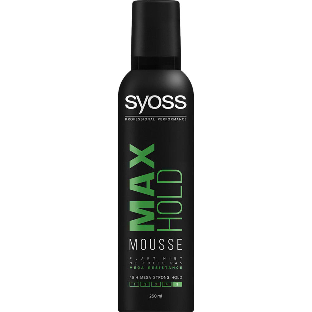 6x Syoss Max Hold Haarmousse 250 ml