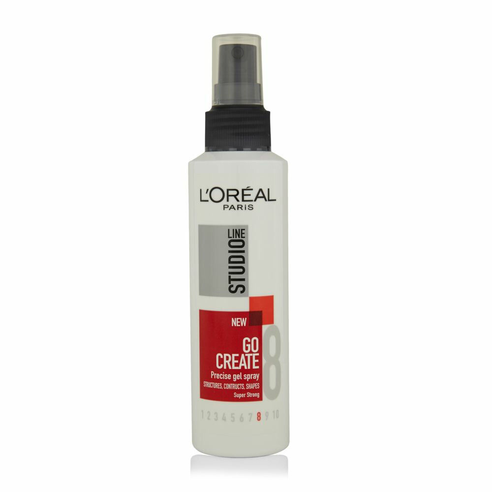 3x L'Oréal Studio Line Go Create Precise Gel Spray 150 ml