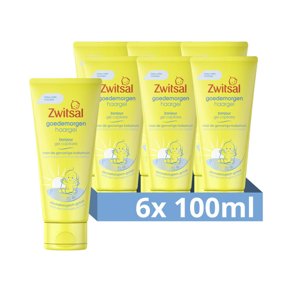 6x Zwitsal Haargel Goedemorgen 100 ml