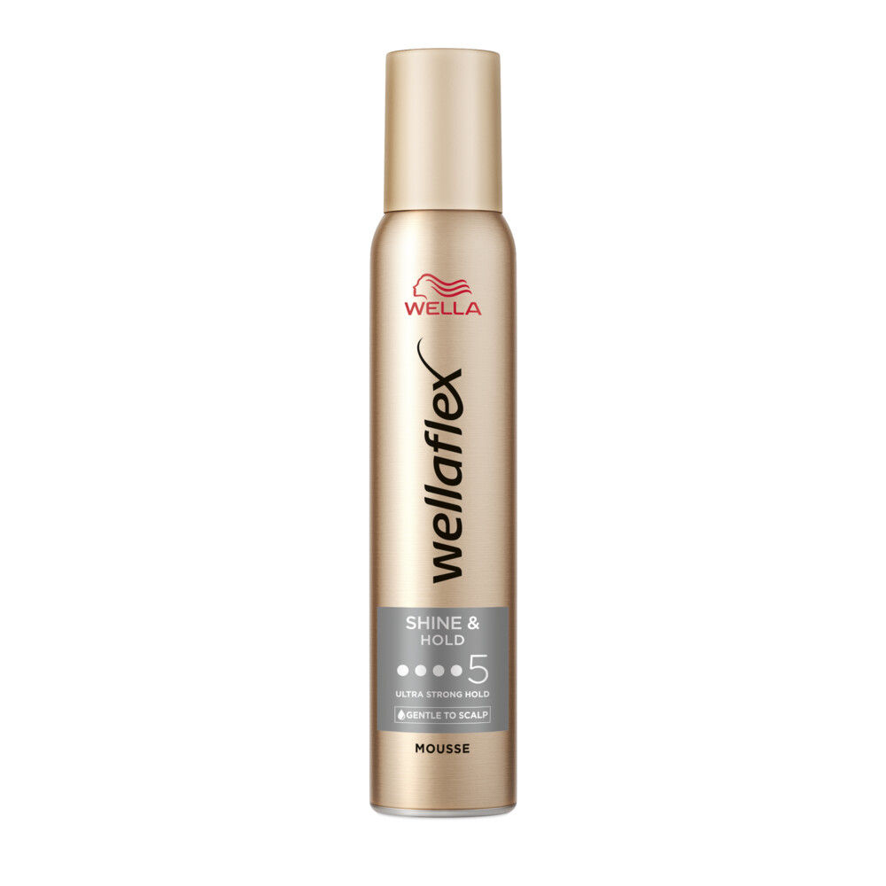 6x Wella Flex Mousse Shine&Hold 200 ml