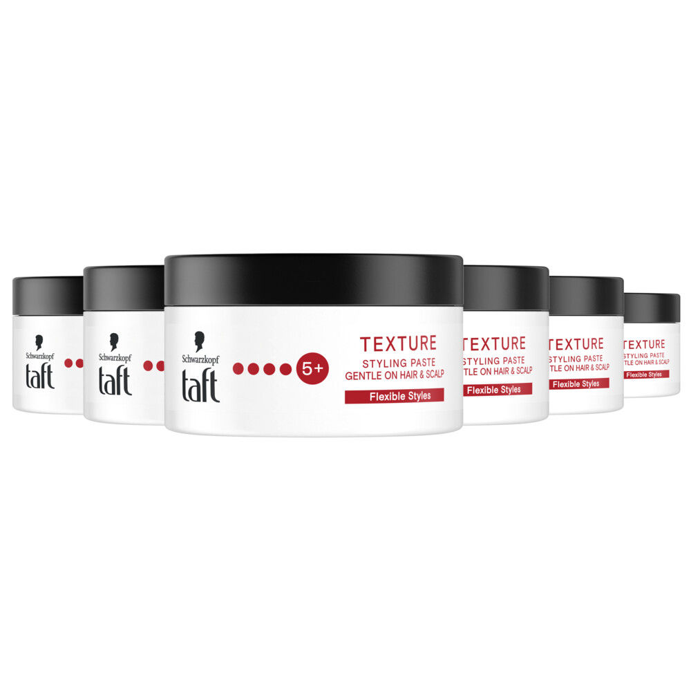 Schwarzkopf Taft Texture Styling Paste - voordeelverpakking - 6 x 100 ml