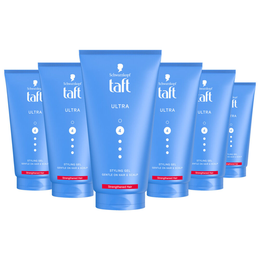 Schwarzkopf Taft Ultra Styling Gel - voordeelverpakking - 6 x 250 ml