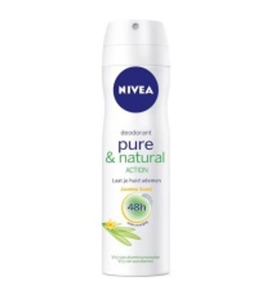 Nivea Deodorant Spray Fresh Pure 0%, 150 ml