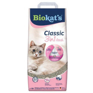 Biokat's Classic Fresh 3in1 babypoedergeur kattenbakvulling 2 x 10 liter