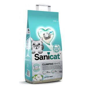 sanicat-clumping-white-cotton-fresh-kattenbakvulling-10-liter