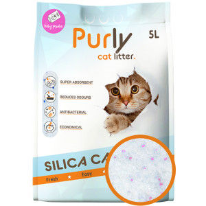 Purly silica kattenbakvulling Baby Powder 5 liter (2,2kg)