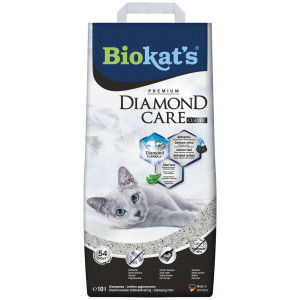 Biokat's Diamond Care Classic - 10 L -  Kattenbakvulling - Klontvormend - Zonder geur - Aktieve kool