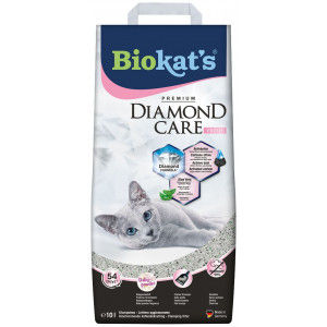 Biokat's Diamond Care Fresh - 10 L - Kattenbakvulling - Klontvormend - Babypoeder geur - Actieve kool