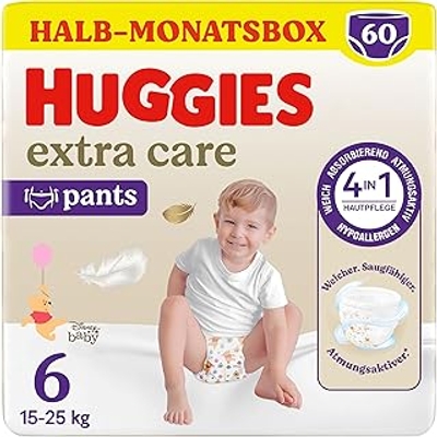 Huggies Extra Care Pants  luierbroekjes maat 6 - 60 stuks