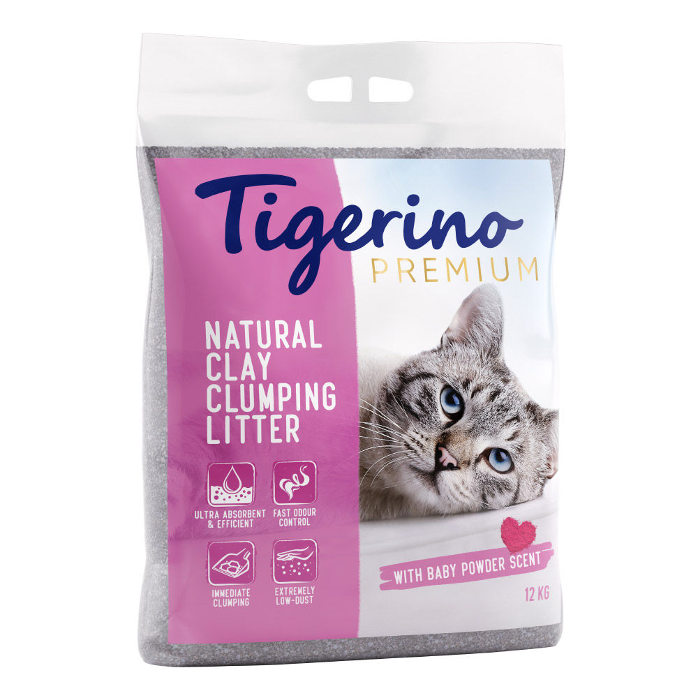 Tigerino Premium Babypoedergeur Kattenbakvulling Klonterend - 2 x 12 liter