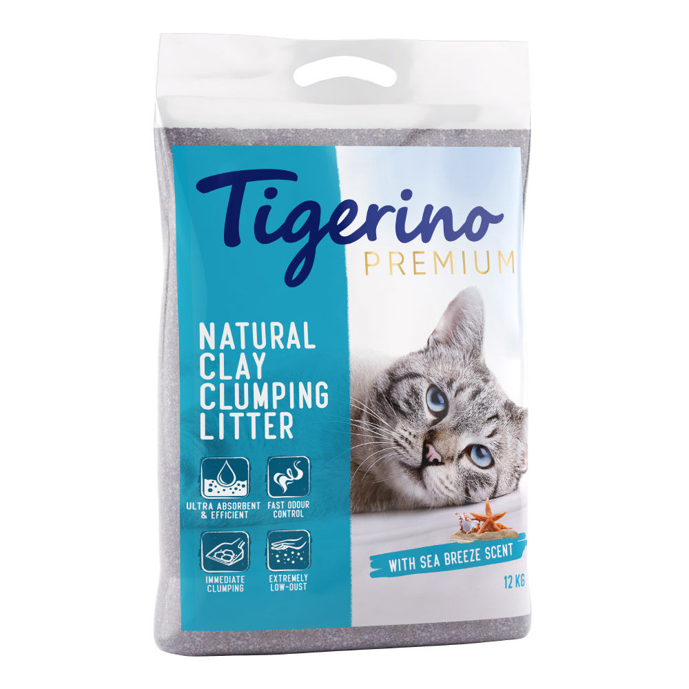 Tigerino Premium Kattenbakvulling Zeebries - 2 x 12 liter