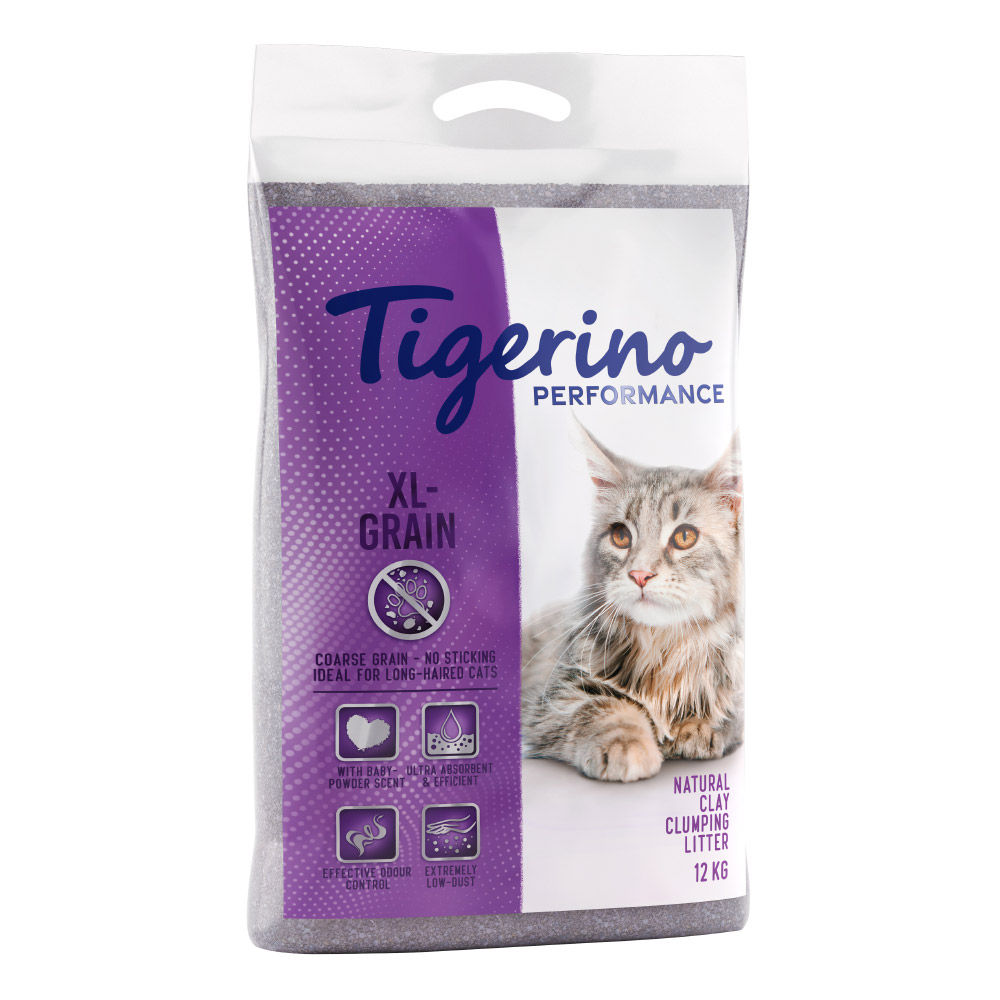 Tigerino Performance XL Grain Kattenbakvulling met Babypoedergeur - 12 liter