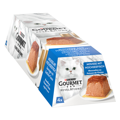 Gourmet Revelations Mousse Kattenvoer - 24 x 57 g Meeresfisch - natvoer katten