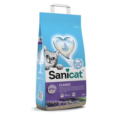 Sanicat Classic Lavendel Kattenbakvulling - 16L