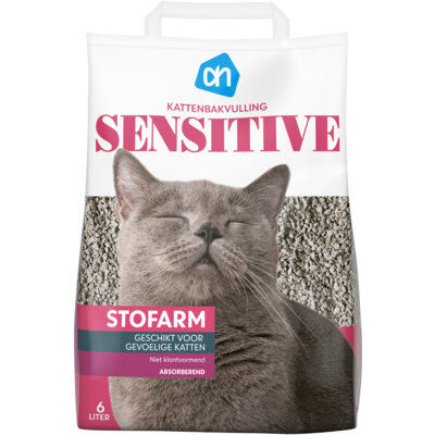 AH Kattenbakvulling sensitive schep&schoon Kattenbakvulling 6 l