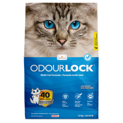 ODOURLOCK Kattenbakvulling Geurvrij - 2 x 12 liter