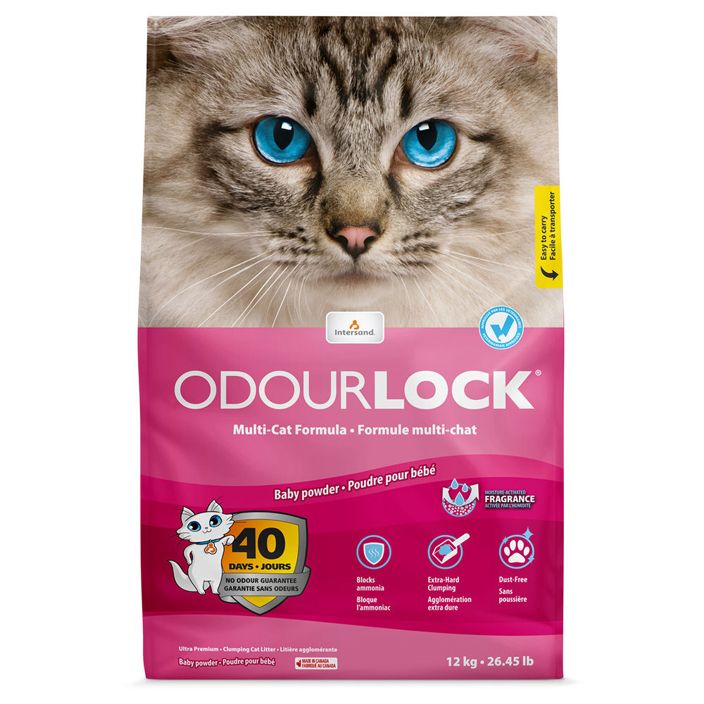 ODOURLOCK Kattenbakvulling Babypoeder - 12 liter